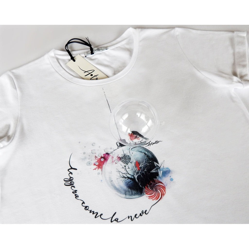 a.tratti - T-shirt & Top - tee-white-bolla