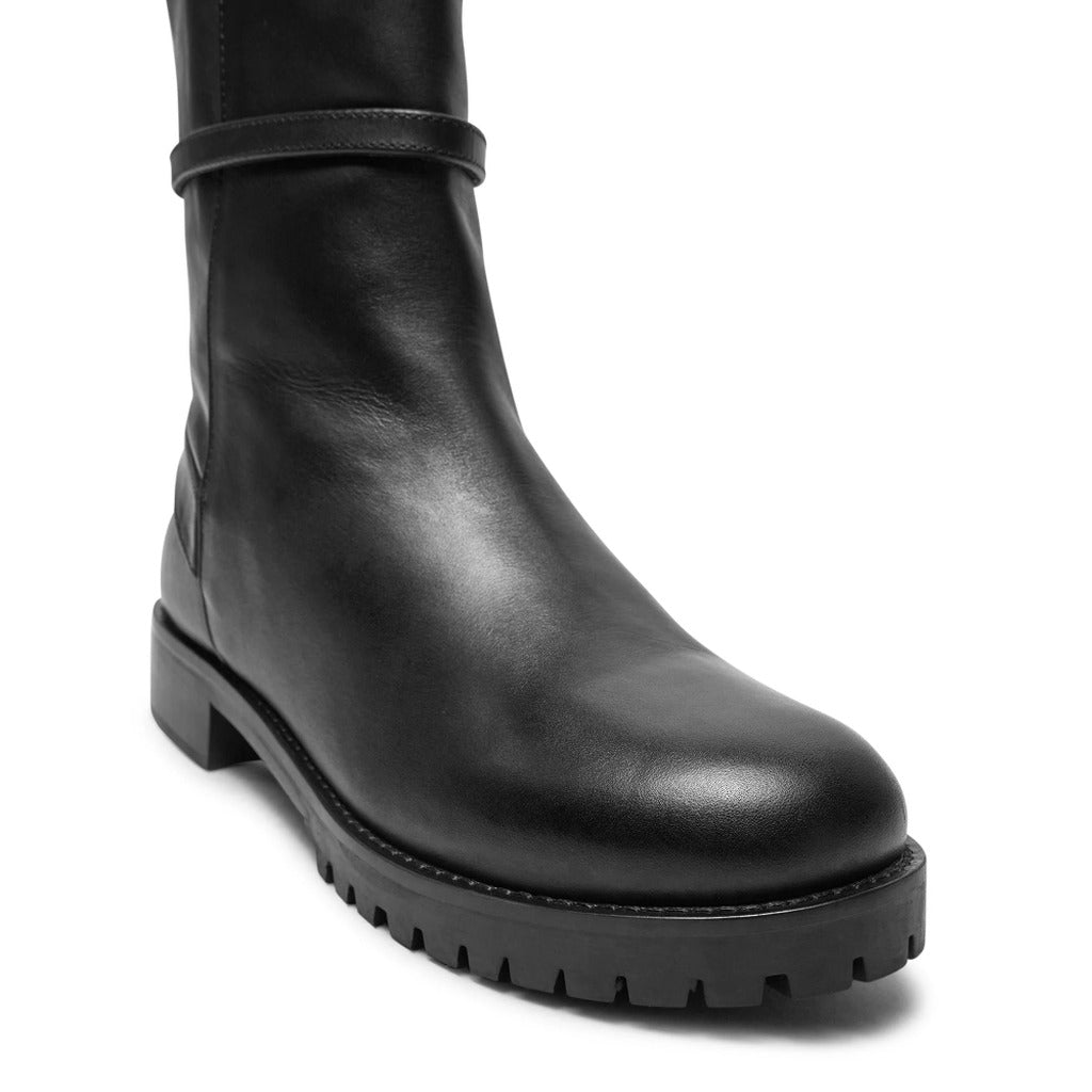 Patrizia Pepe Calfskin Stivaletti Pelle Nera Black — view 3