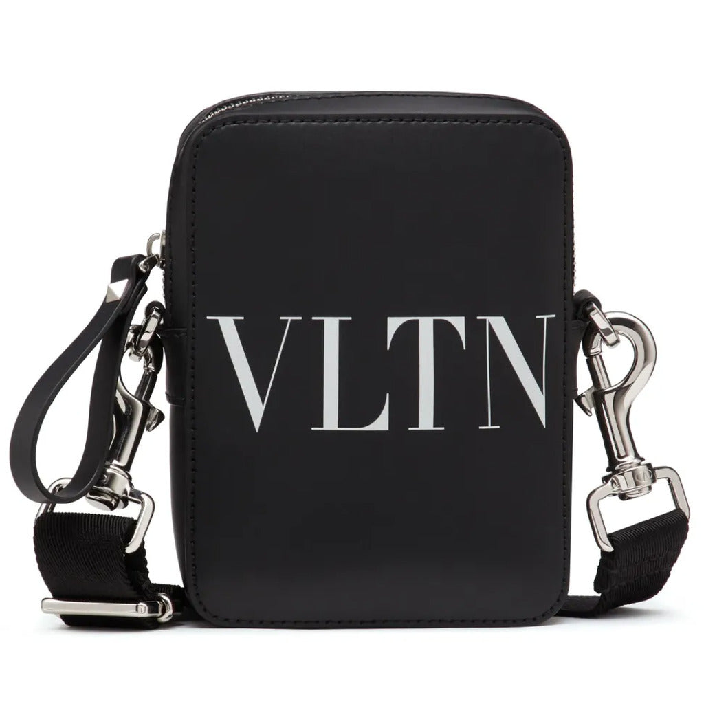 Valentino Garavani Calfskin Shoulder Bag Black