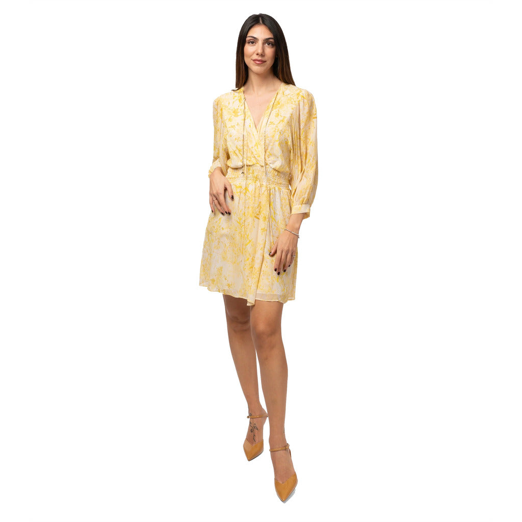 Patrizia Pepe Abitino Giallo Flowers Yellow