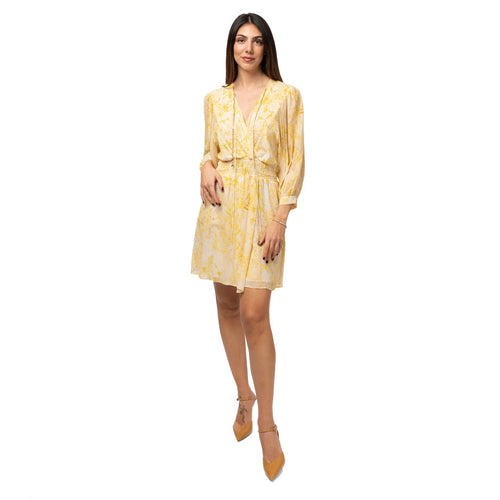 Patrizia Pepe Abitino Giallo Flowers Yellow