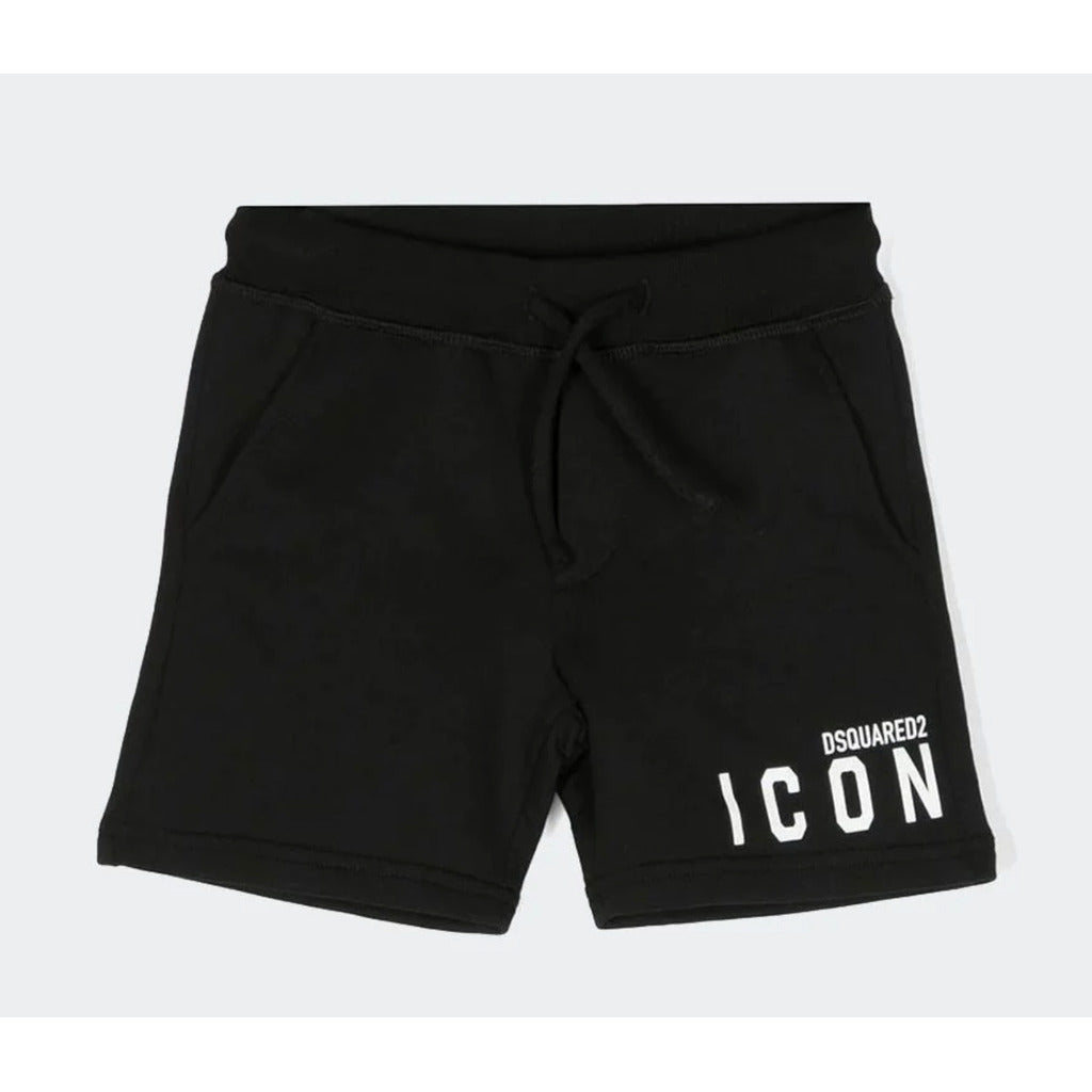 Dsquared2 Cotton Shorts Icon Neri