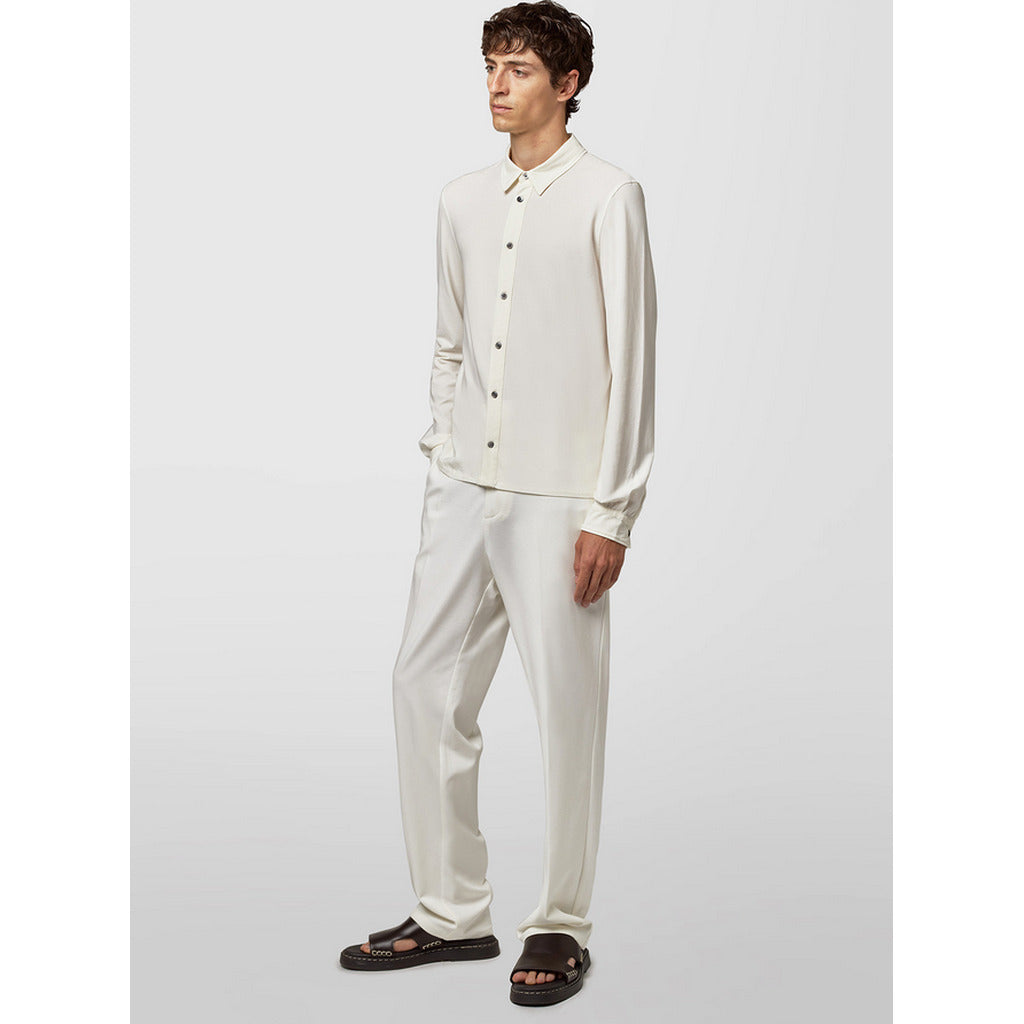 Alpha Studio Cotton Shirt Bianca White — view 4