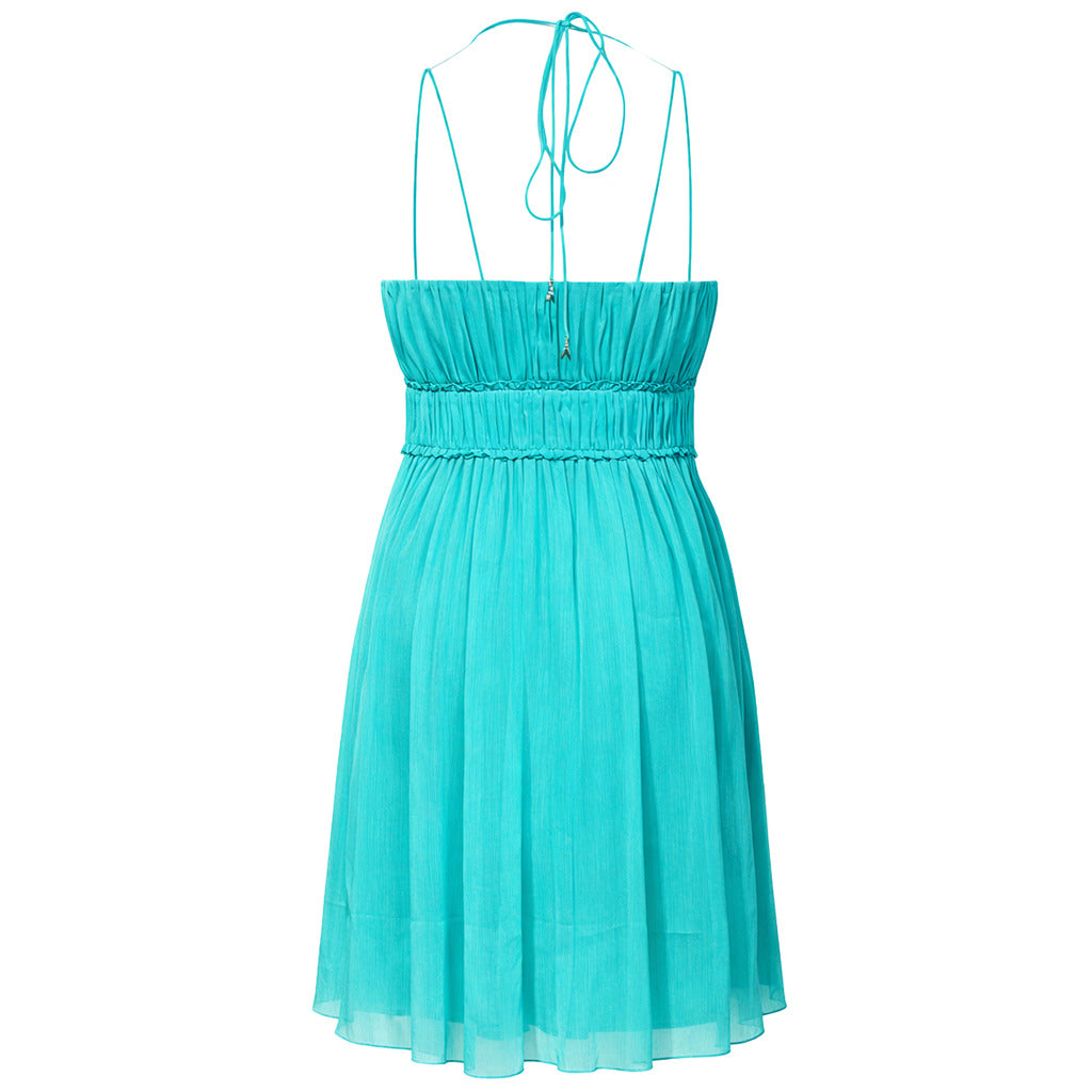 Patrizia Pepe Dress Turquoise Light Blue — view 2