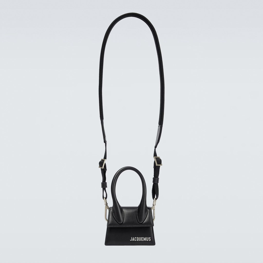 Jacquemus Cotton Crossbody Bag Black — view 6