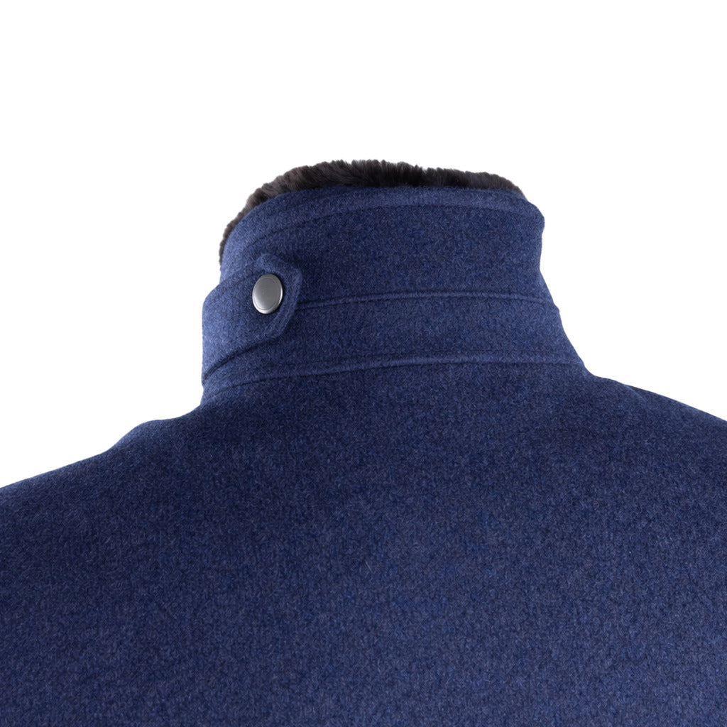 Loro Piana fur Wool Jacket Gold Blue — view 3