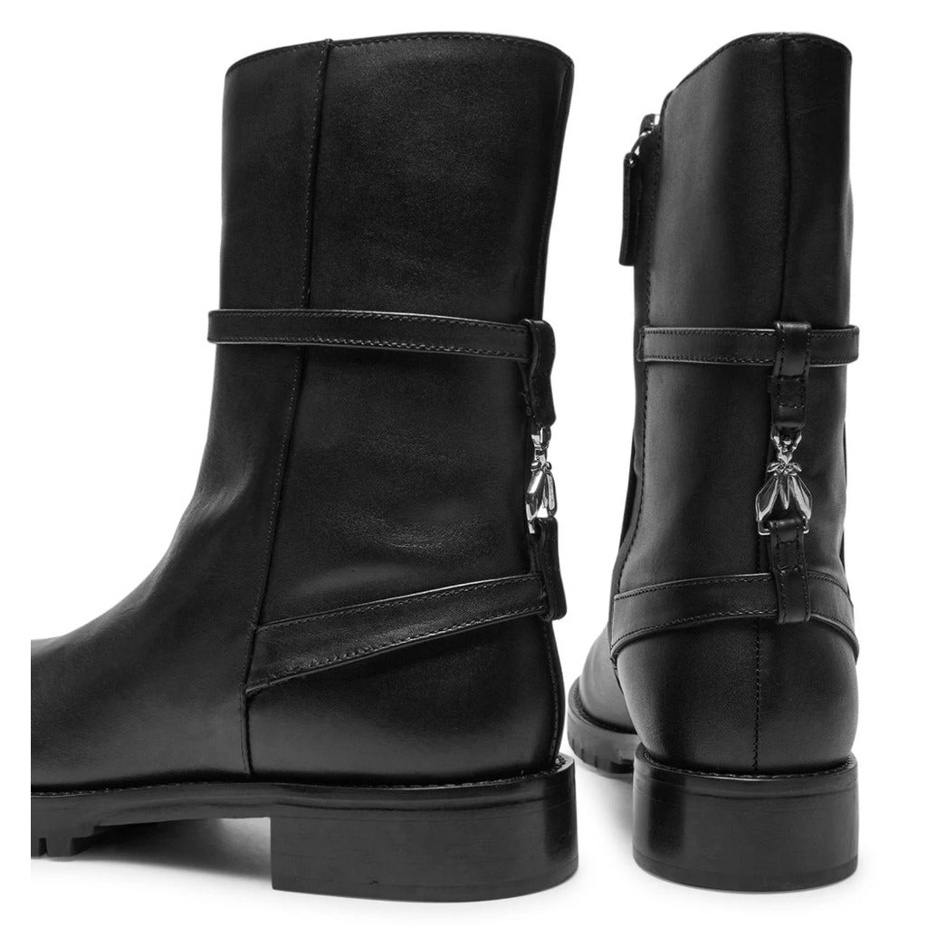 Patrizia Pepe Calfskin Stivaletti Pelle Nera Black — view 5