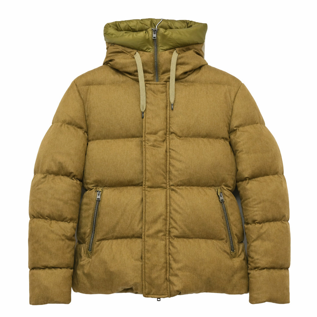 Herno Cashmere Down Jacket Green Olive