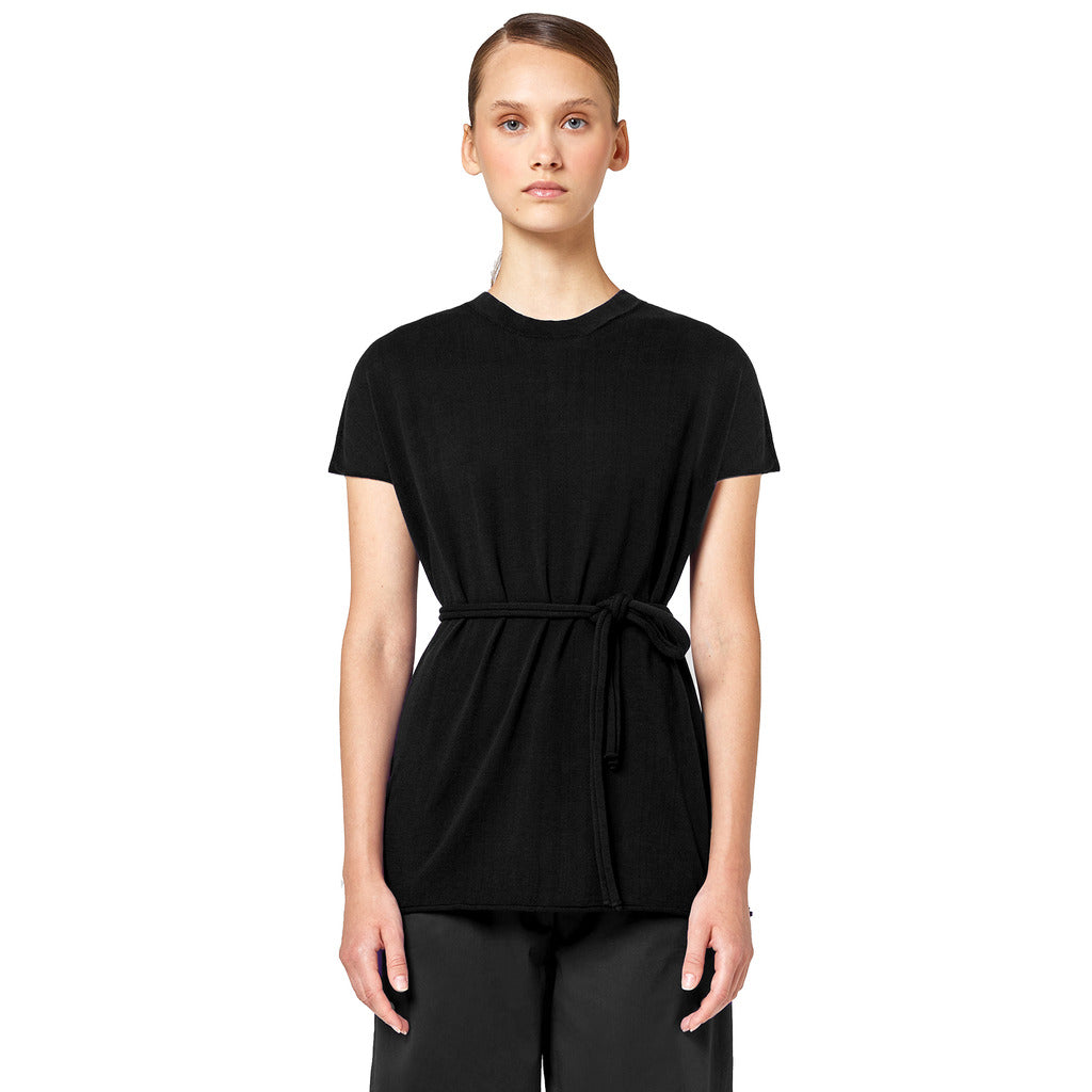 Alpha Studio Cotton Dress Kimono Black