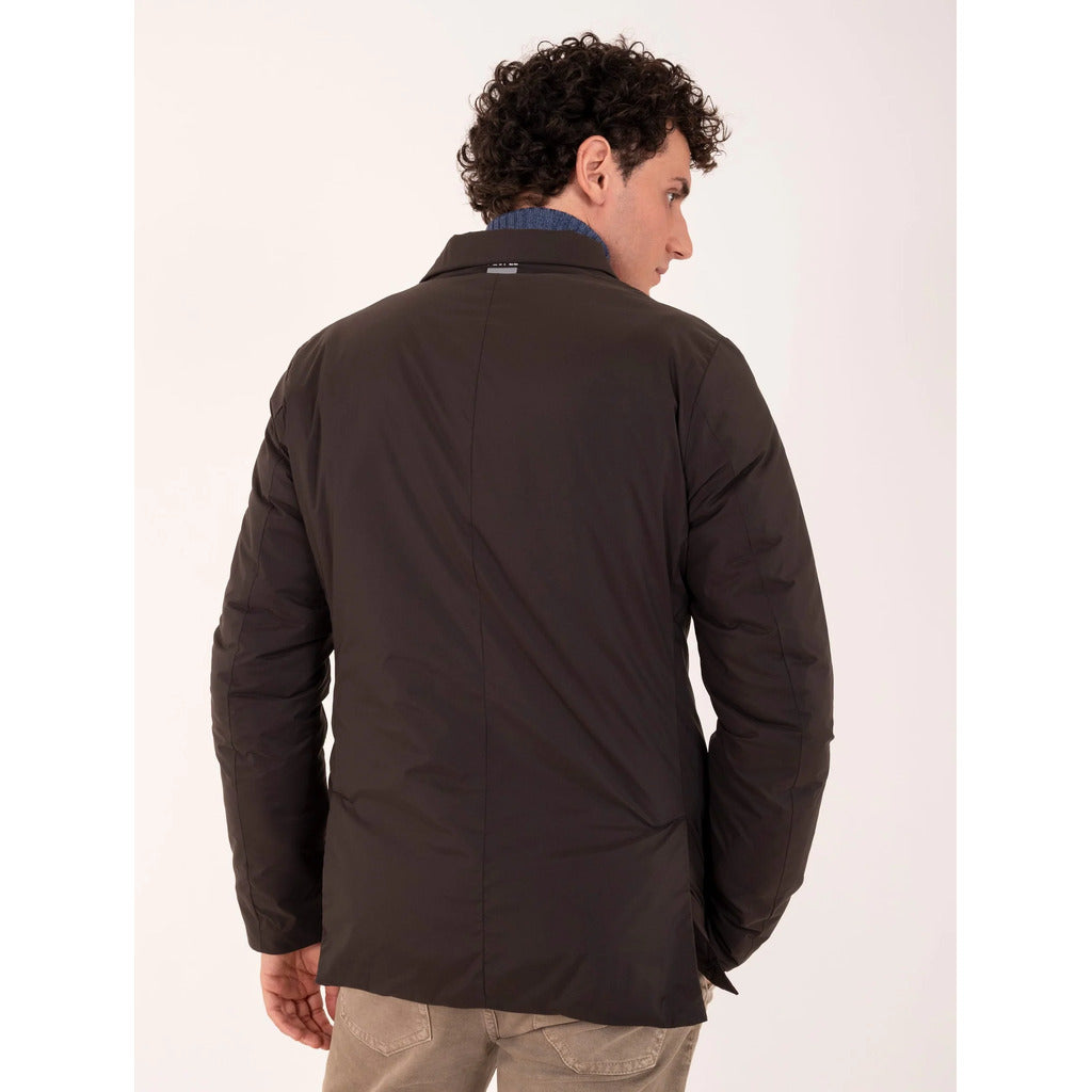People Of Shibuya Padded Jacket With Thermal Insulation In Technical Brown — view 2