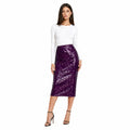 Patrizia Pepe Skirt Purple Sequins