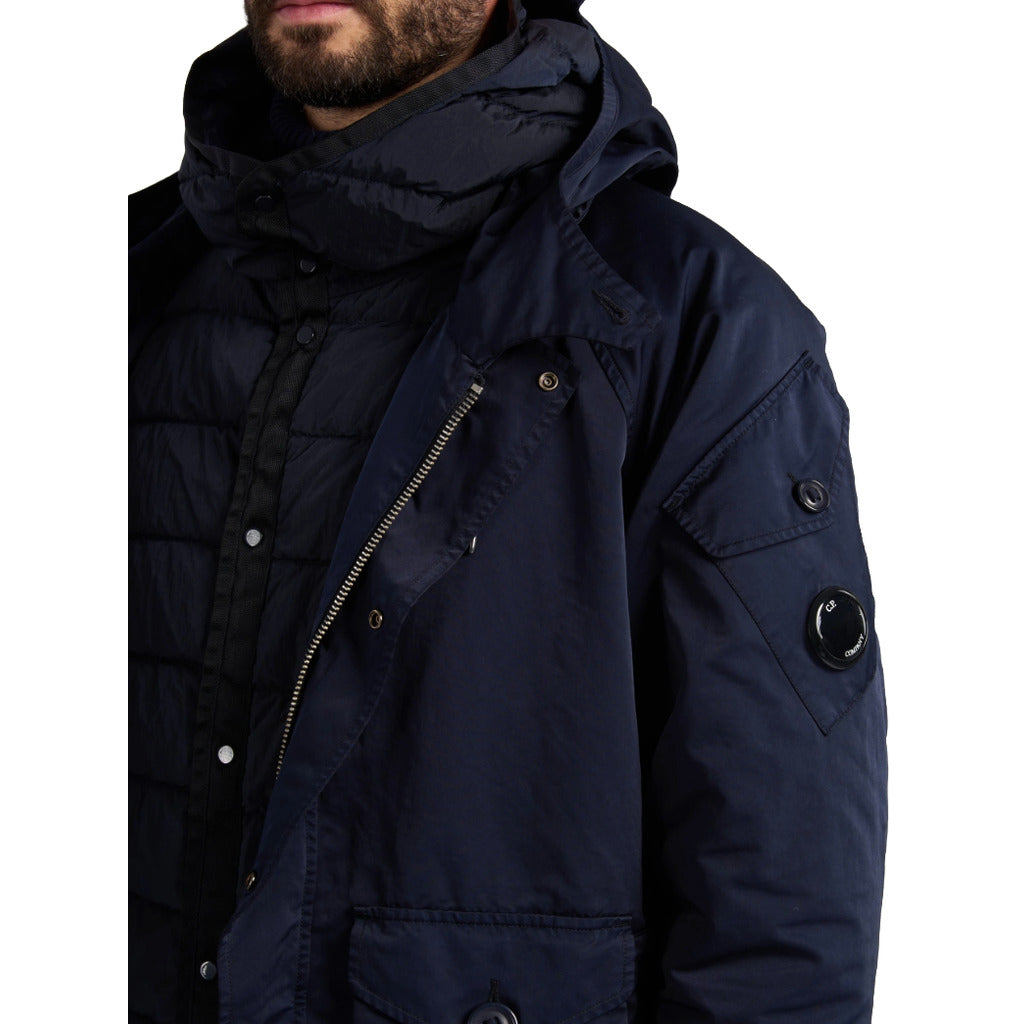 C.P. Company Polyester Medium Jacket Micro Kei Blue — view 4
