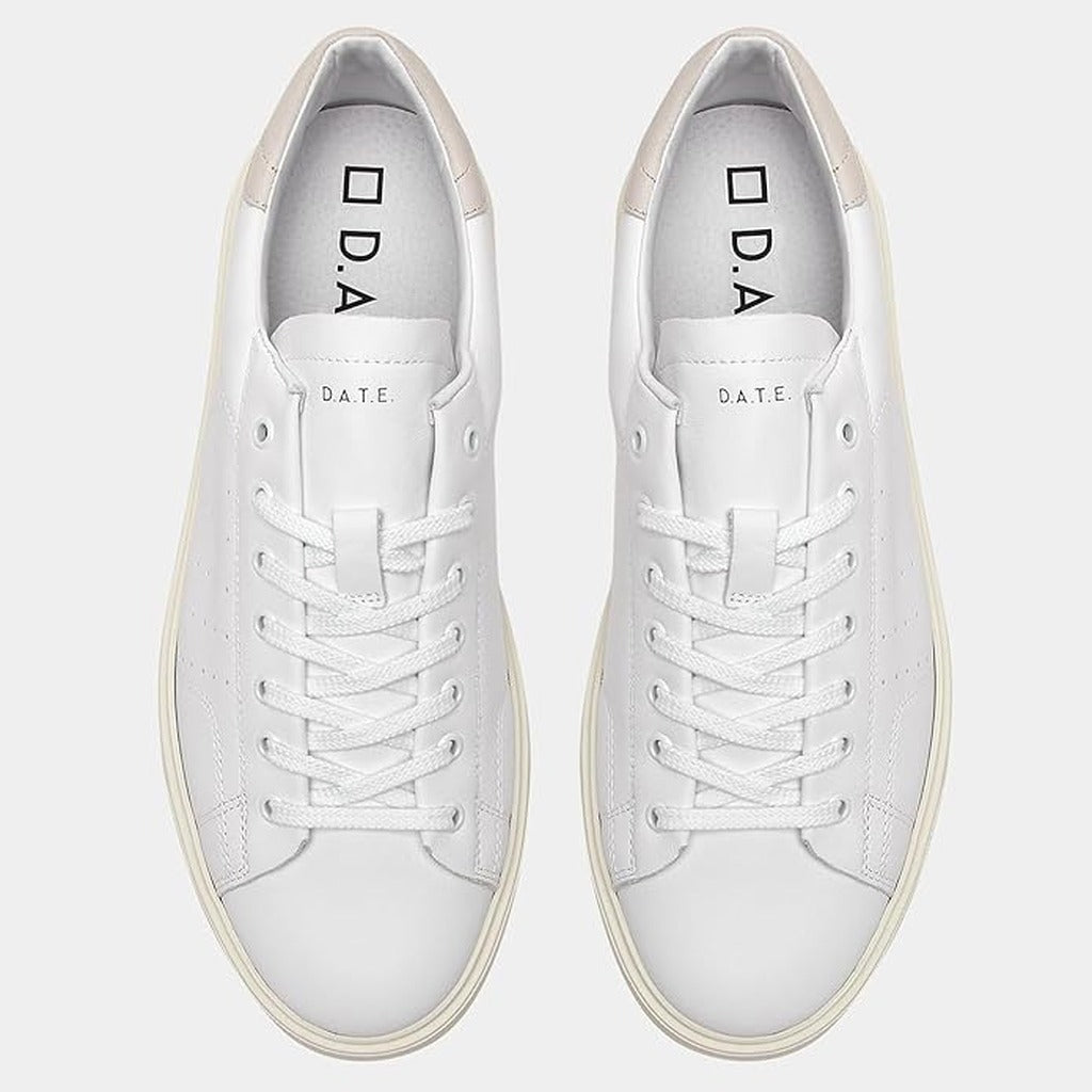 D.A.T.E. Leather Levante Calf White Army — view 4