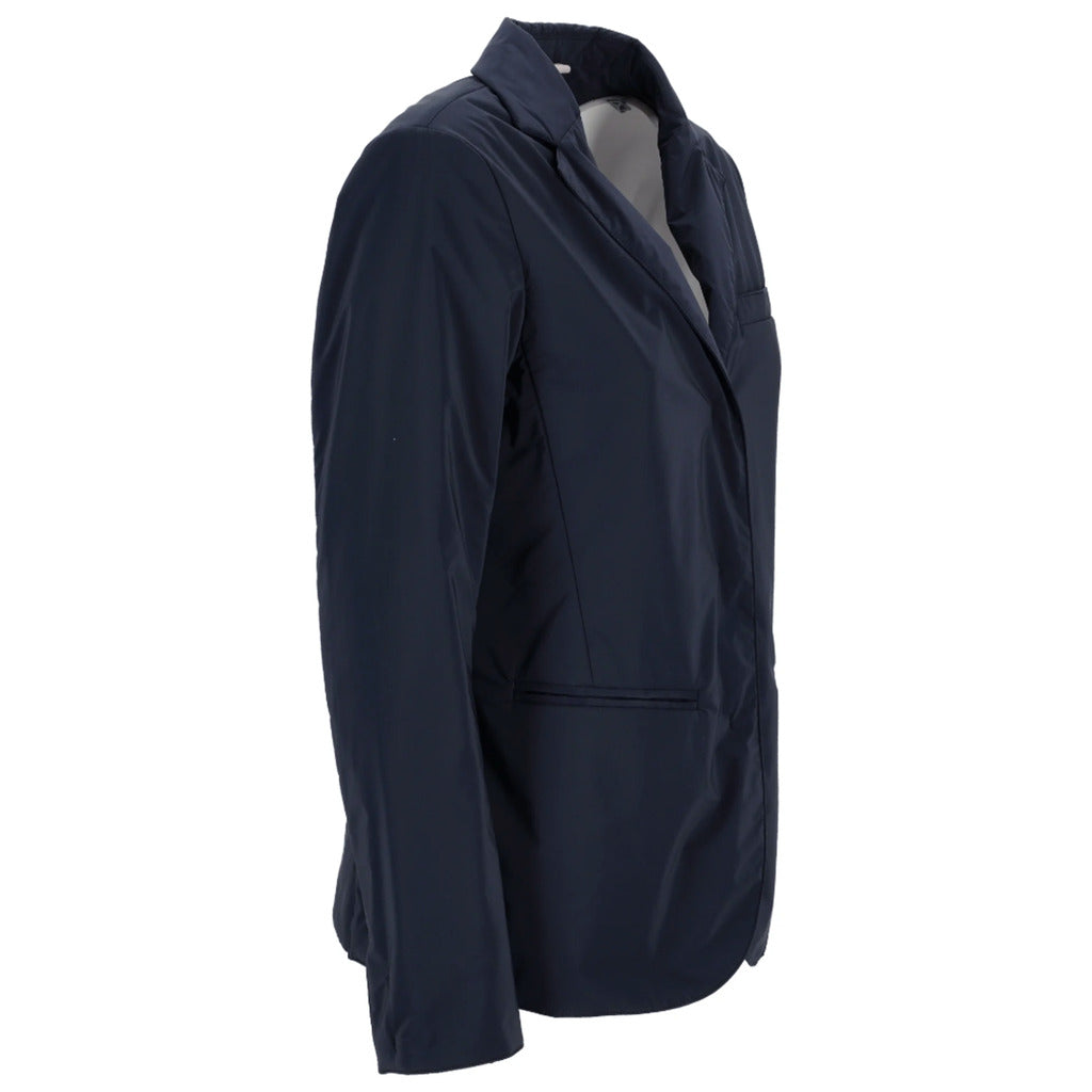 People Of Shibuya leather Nylon Jacket Blue — view 3