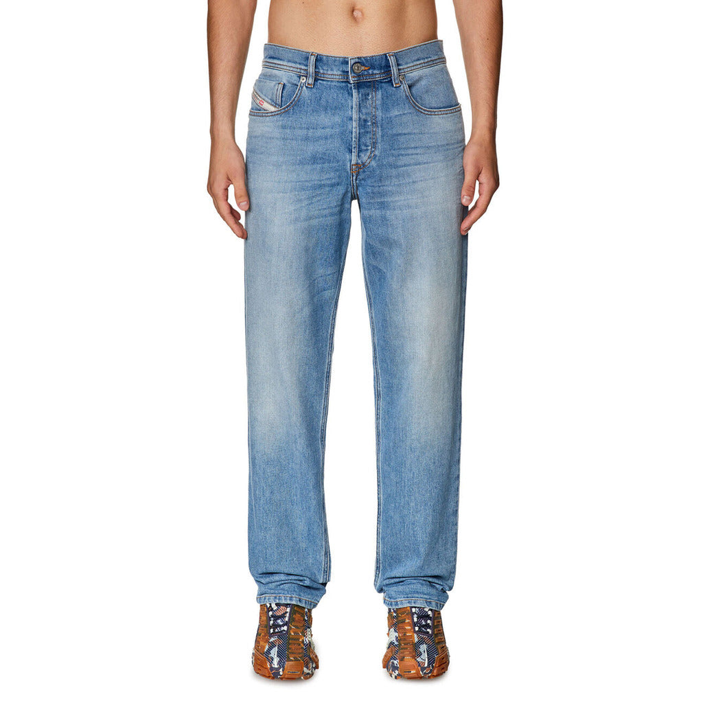 Diesel Cotton D-Finitive Jeans Blue
