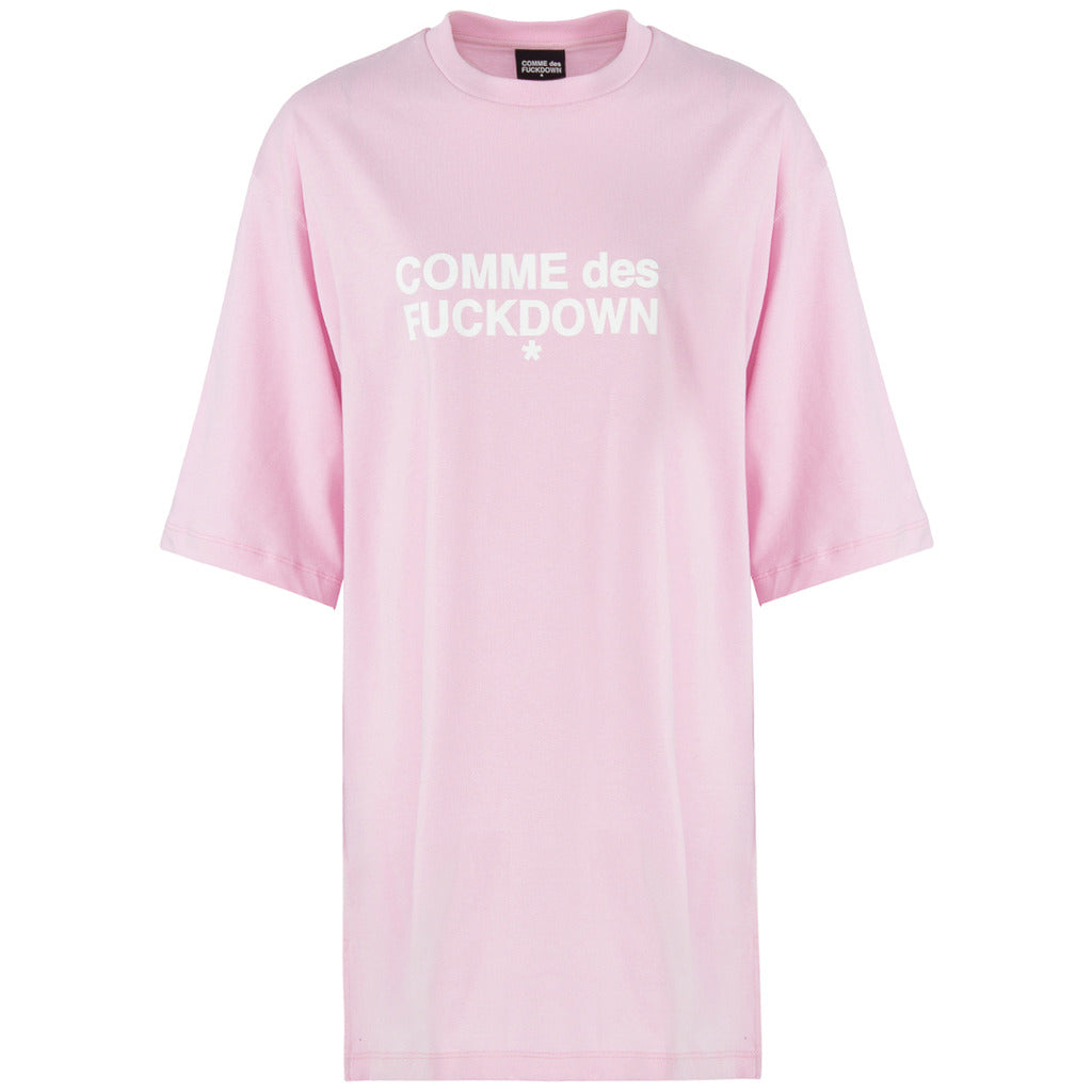 Comme Des Fuckdown Cotton Dress T-Shirt Over