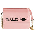 Baldinini Handbag In Pink Calfskin, Flap Closure With
