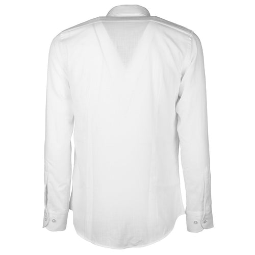 100% Milano Cotton Shirt White — view 2