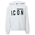 Dsquared2 Cotton Sweatshirt Icon Bianca