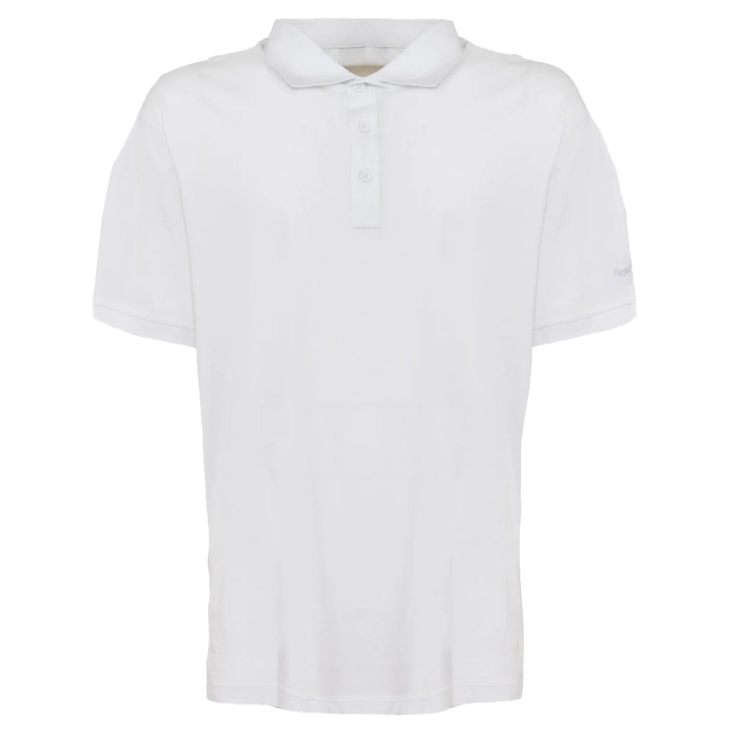 People Of Shibuya Cotton Polo Shirt White