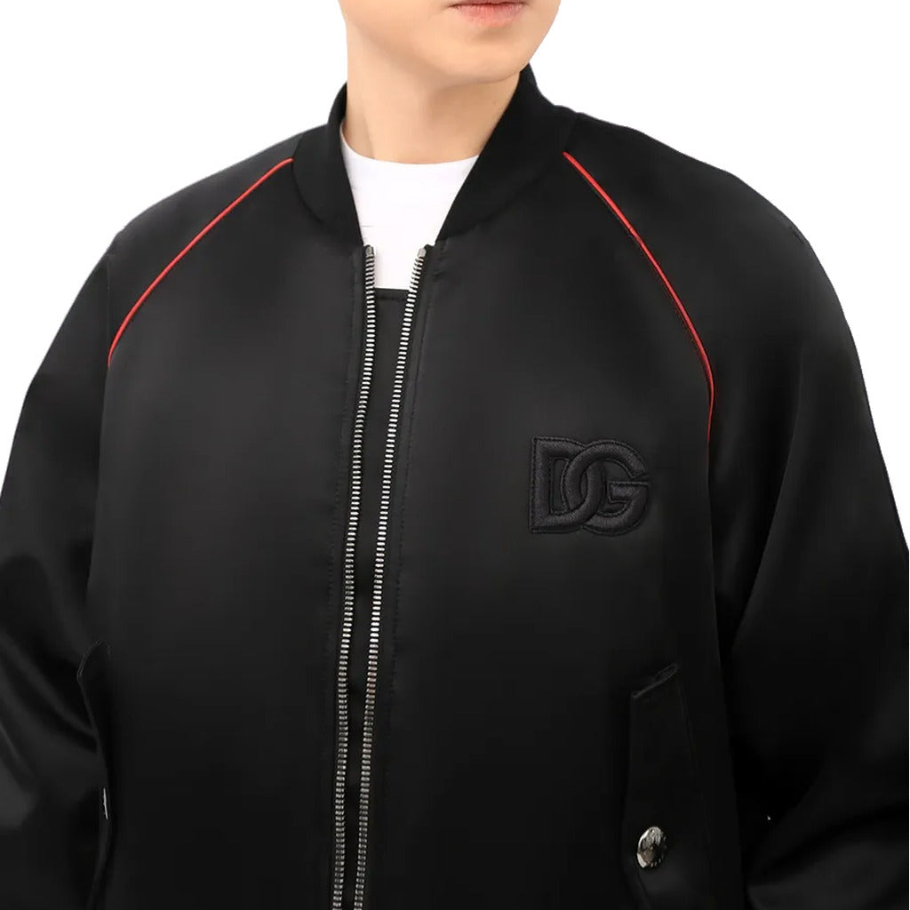 Dolce & Gabbana Dg Bomber Black Satin — view 3