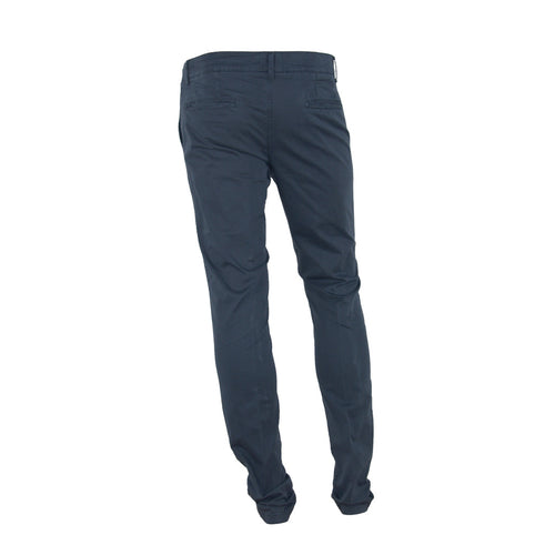 100% Milano Cotton Trousers Blue — view 2