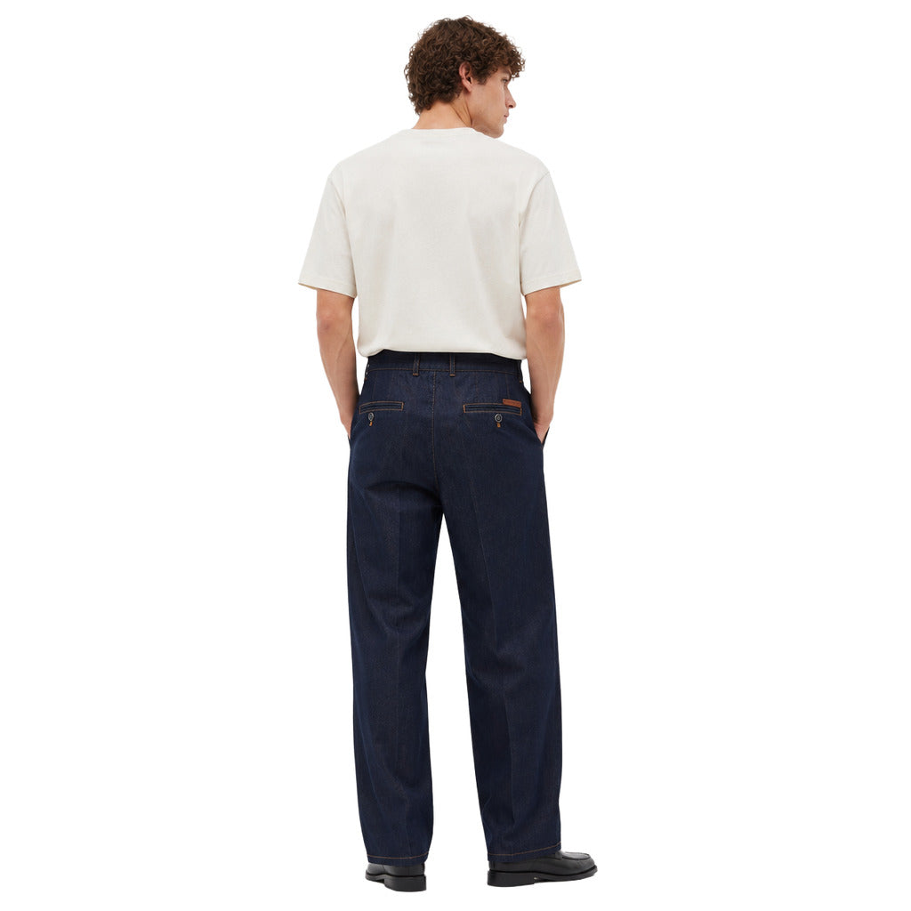 Dolce & Gabbana Cotton Pantalone In Cotone Blue — view 2