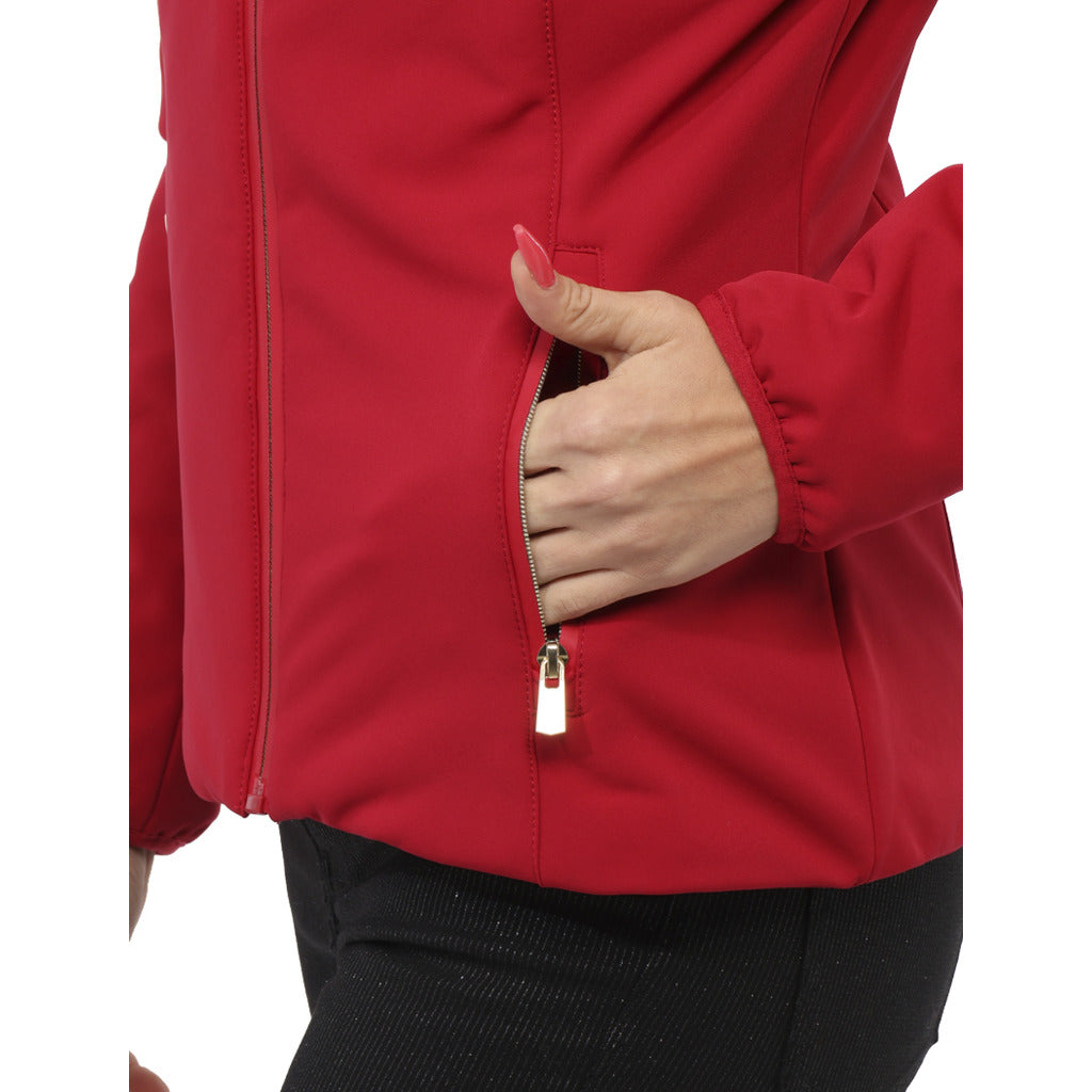 Yes Zee padded jacket with removable hood red