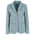 People Of Shibuya leather Nylon Jacket Blue Light Blue