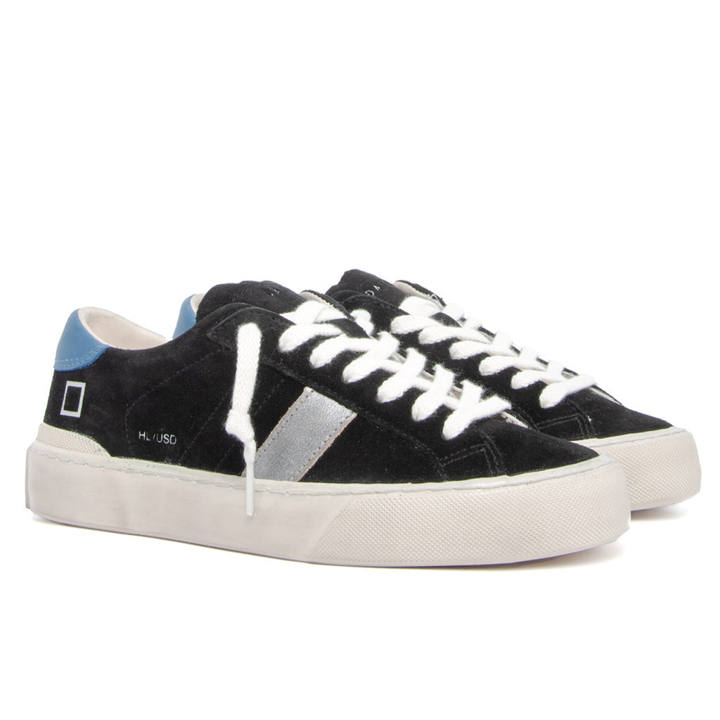 D.A.T.E. Suede Hill Low Used Black — view 3