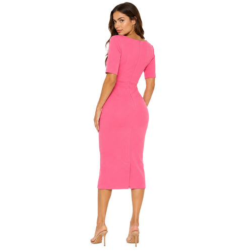 Dolce & Gabbana Dress Sleeve Short Pink — view 2