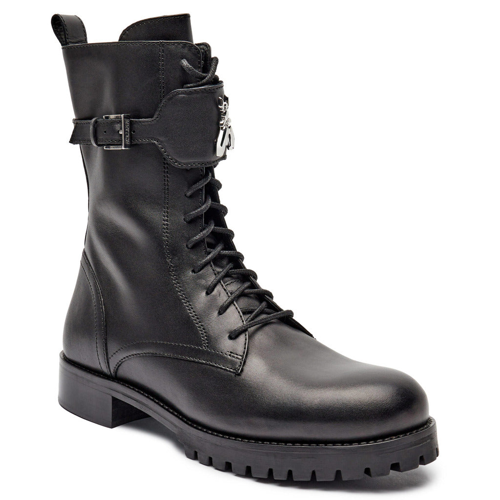 Patrizia Pepe Calfskin Stivaletti Pelle Nera Black — view 2