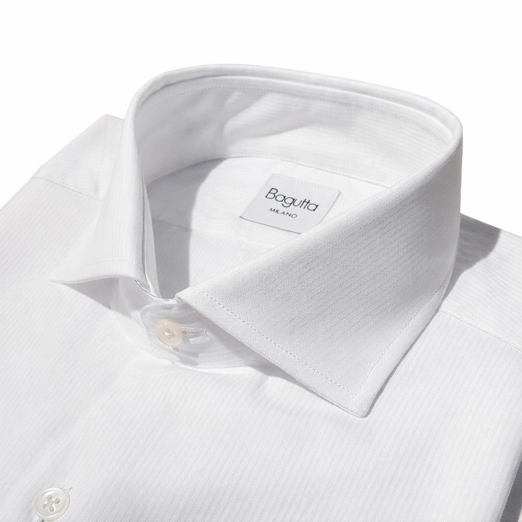 Bagutta Cotton Shirt Brando Neck Italiano — view 4