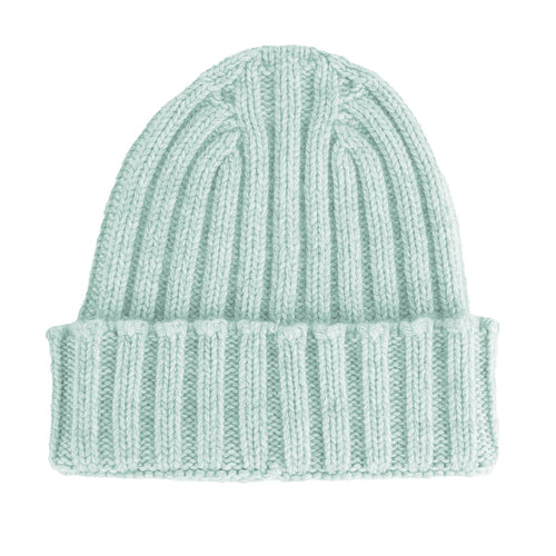 100% Cashmere Cashmere Hat Blue