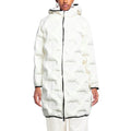 Love Moschino , Long Down Jacket, White, Quilted With