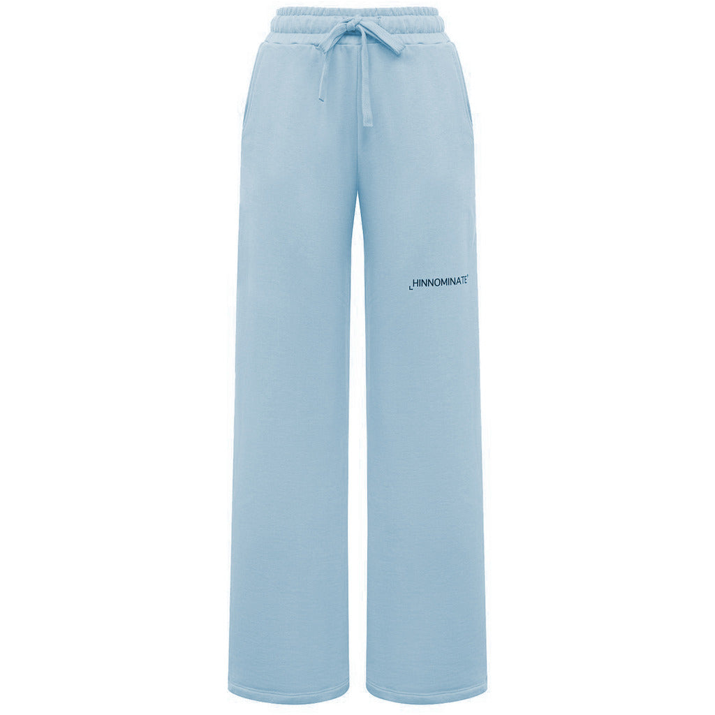 Hinnominate Cotton Trousers Palazzo Acqua