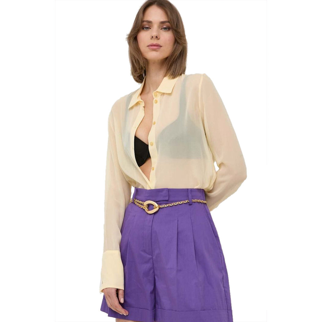 Patrizia Pepe Shirt Silk Clarity Yellow
