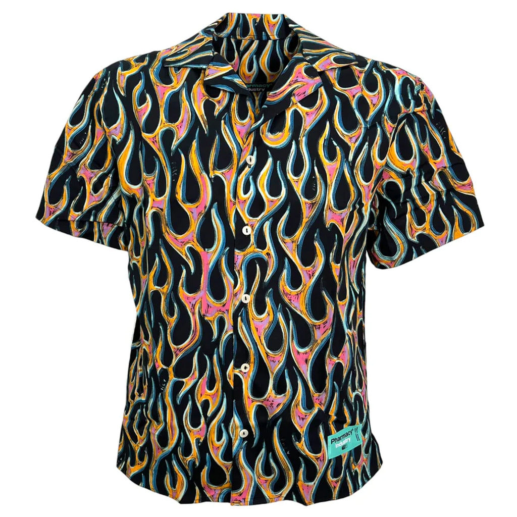 Pharmacy Industry Cotton Shirt Print Astratta