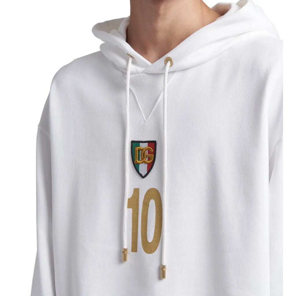 Dolce & Gabbana Discover The Sweatshirt — White Hoodie With — view 2
