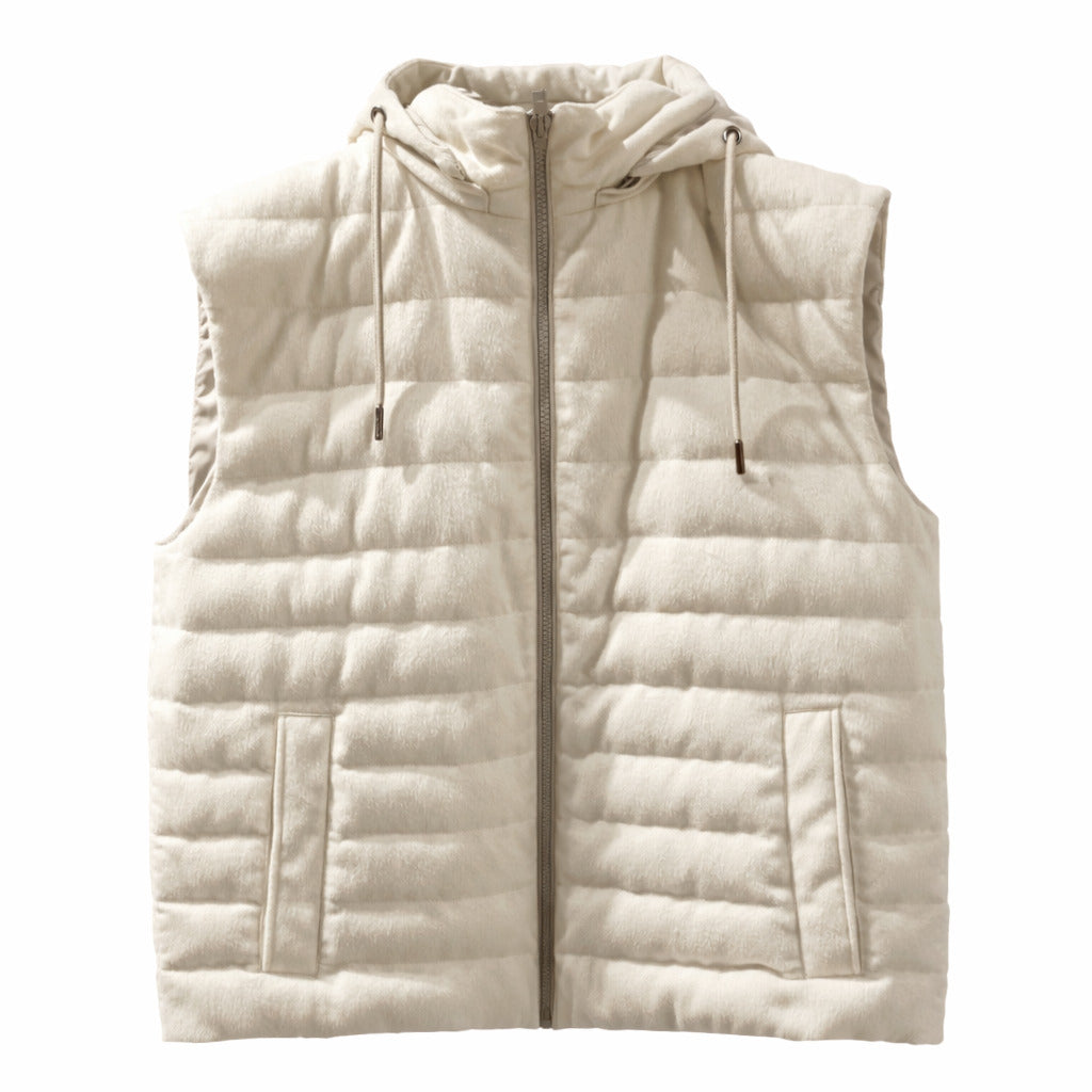 Herno Vest Trapuntato White