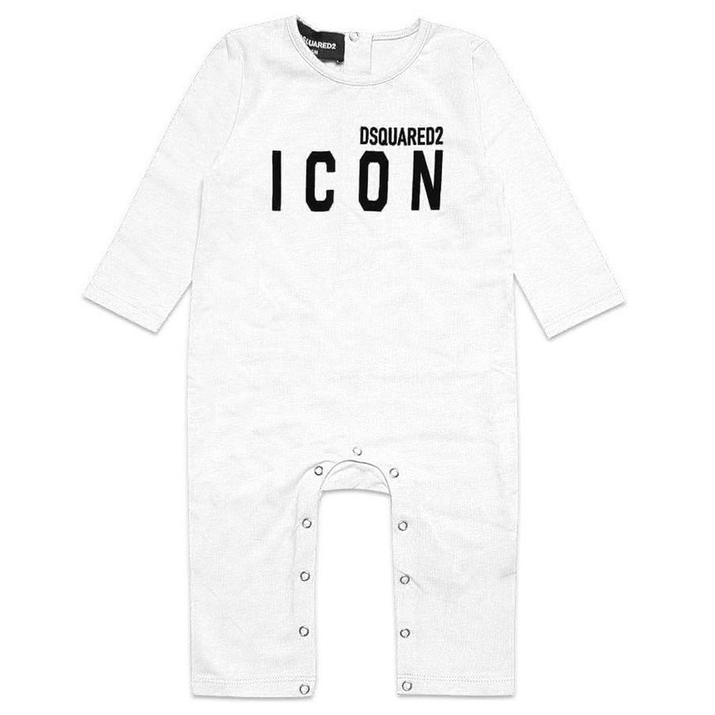 Dsquared2 Cotton Bodysuit White