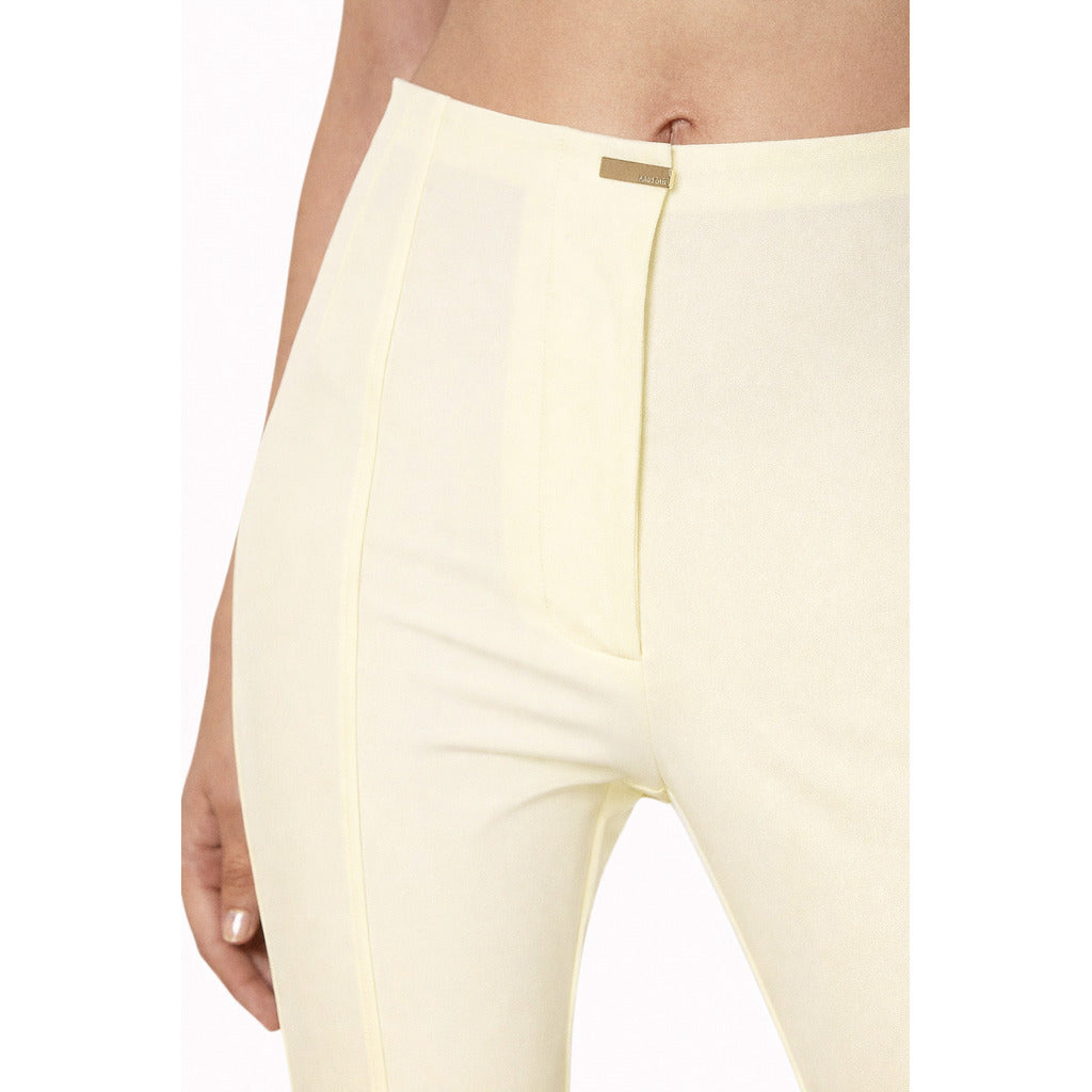 Patrizia Pepe Trousers Coconut White Ivory — view 3