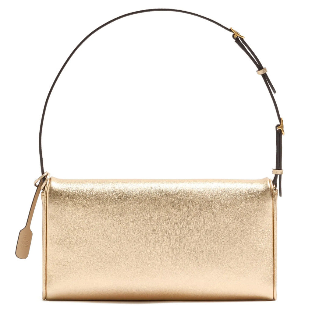 Valentino Garavani Calfskin Shoulder Bag Gold Yellow — view 2