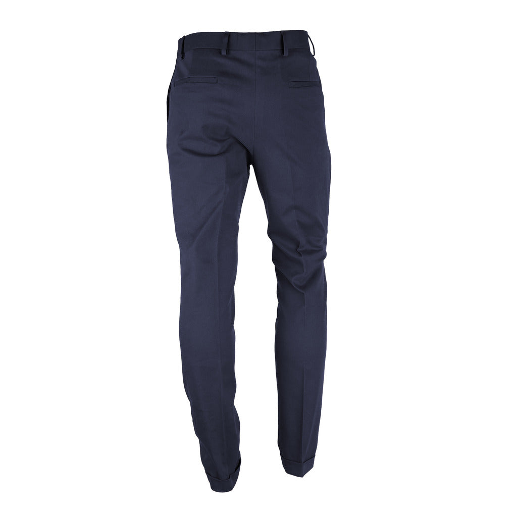 100% Milano Wool Trousers Blue — view 2