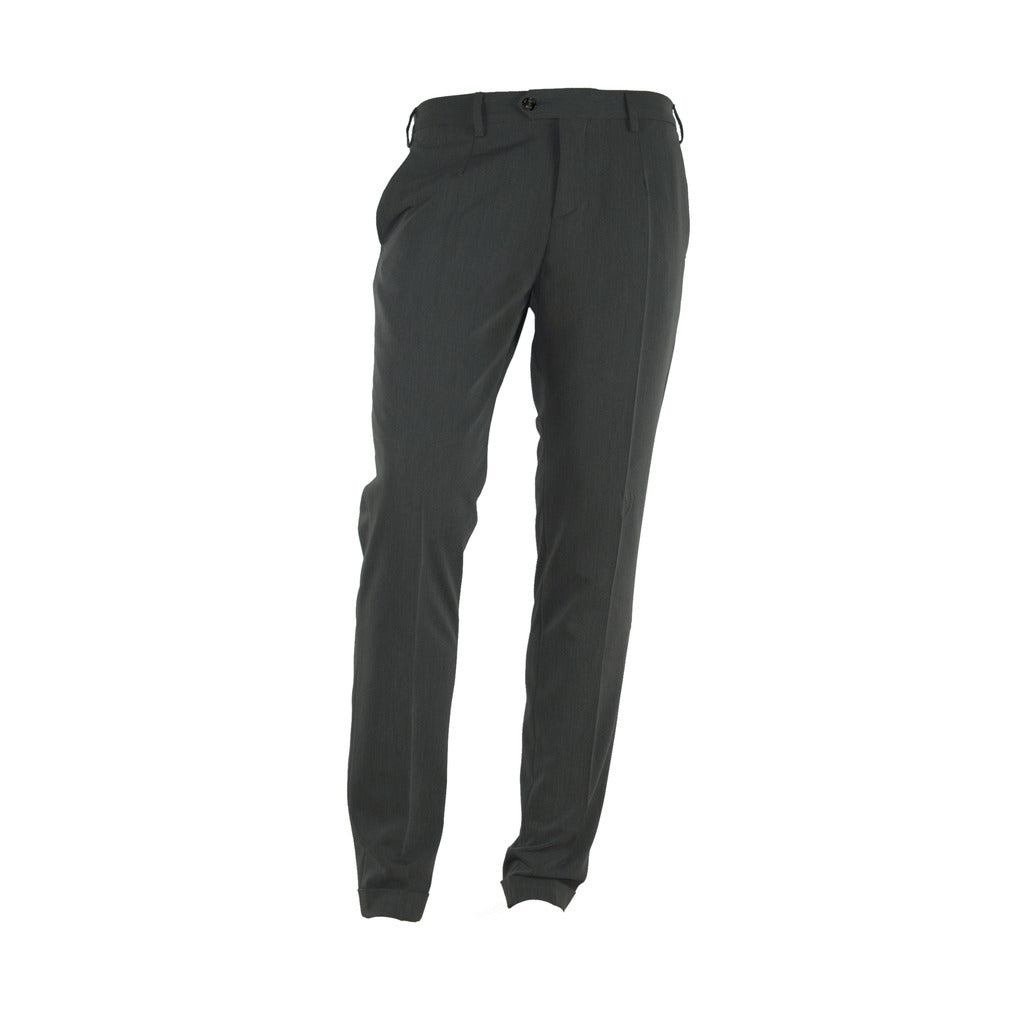 100% Milano Polyester Viscose Trousers Grey