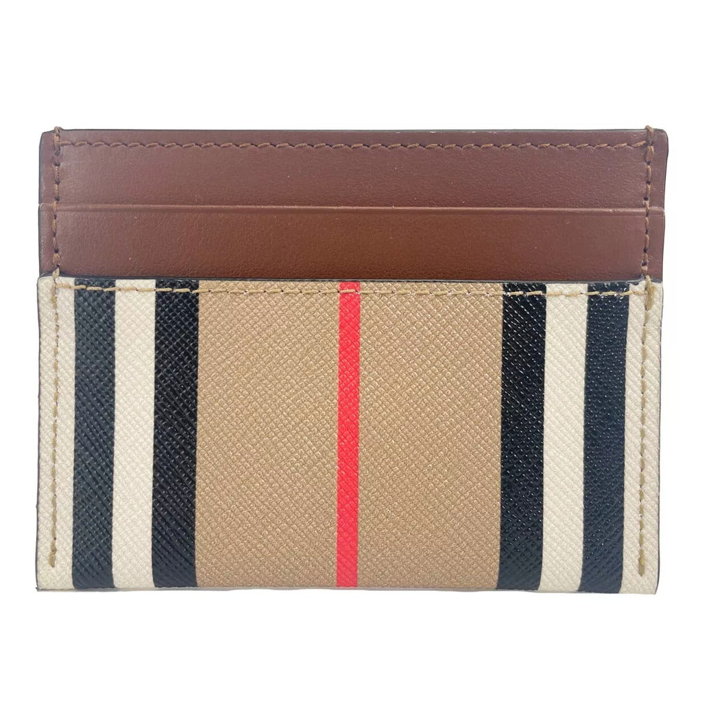 Burberry Calfskin Wallet Sand Brown