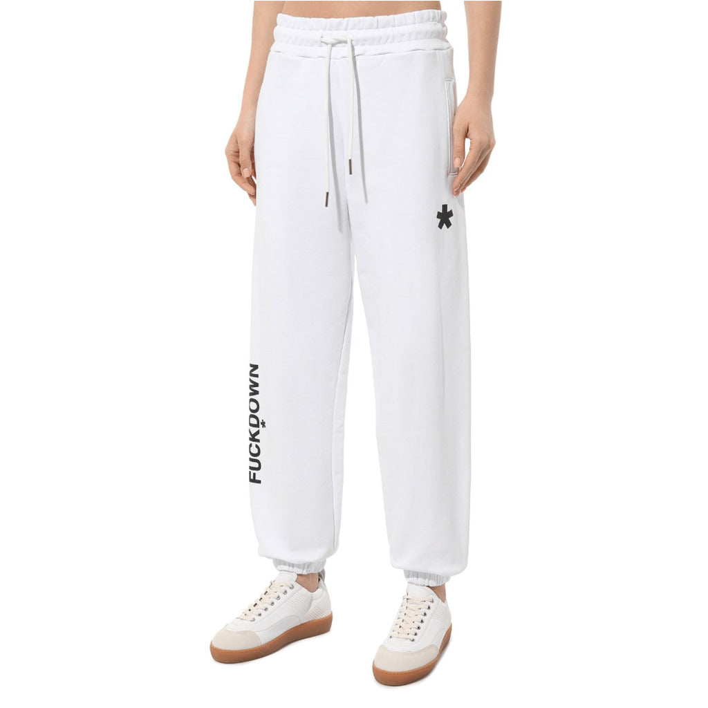 Comme Des Fuckdown Cotton Trousers Sweatshirt Bianchi — view 3