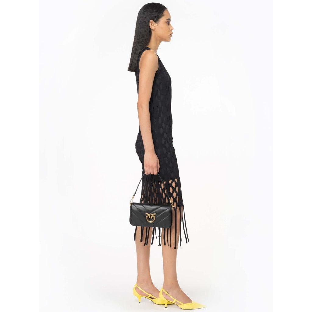 Pinko Viscose Dress Black Kill Bill — view 5