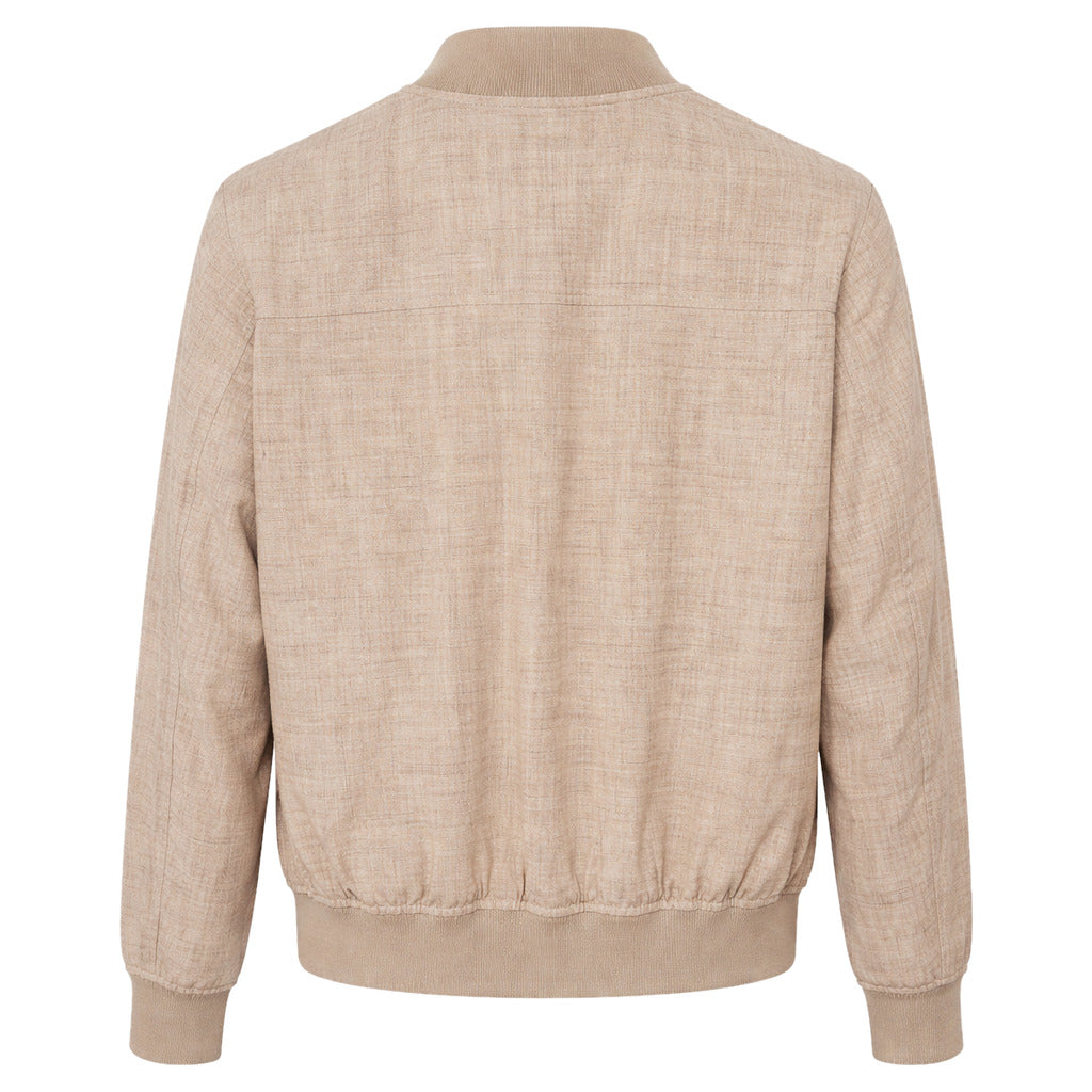 Loro Piana linen Wool Jacket Gold Beige — view 2