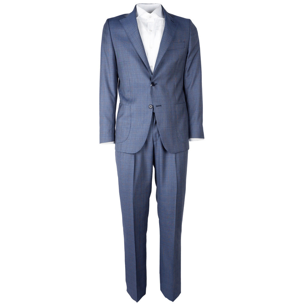 Ermenegildo Zegna Tessuto Wool Suit Blue